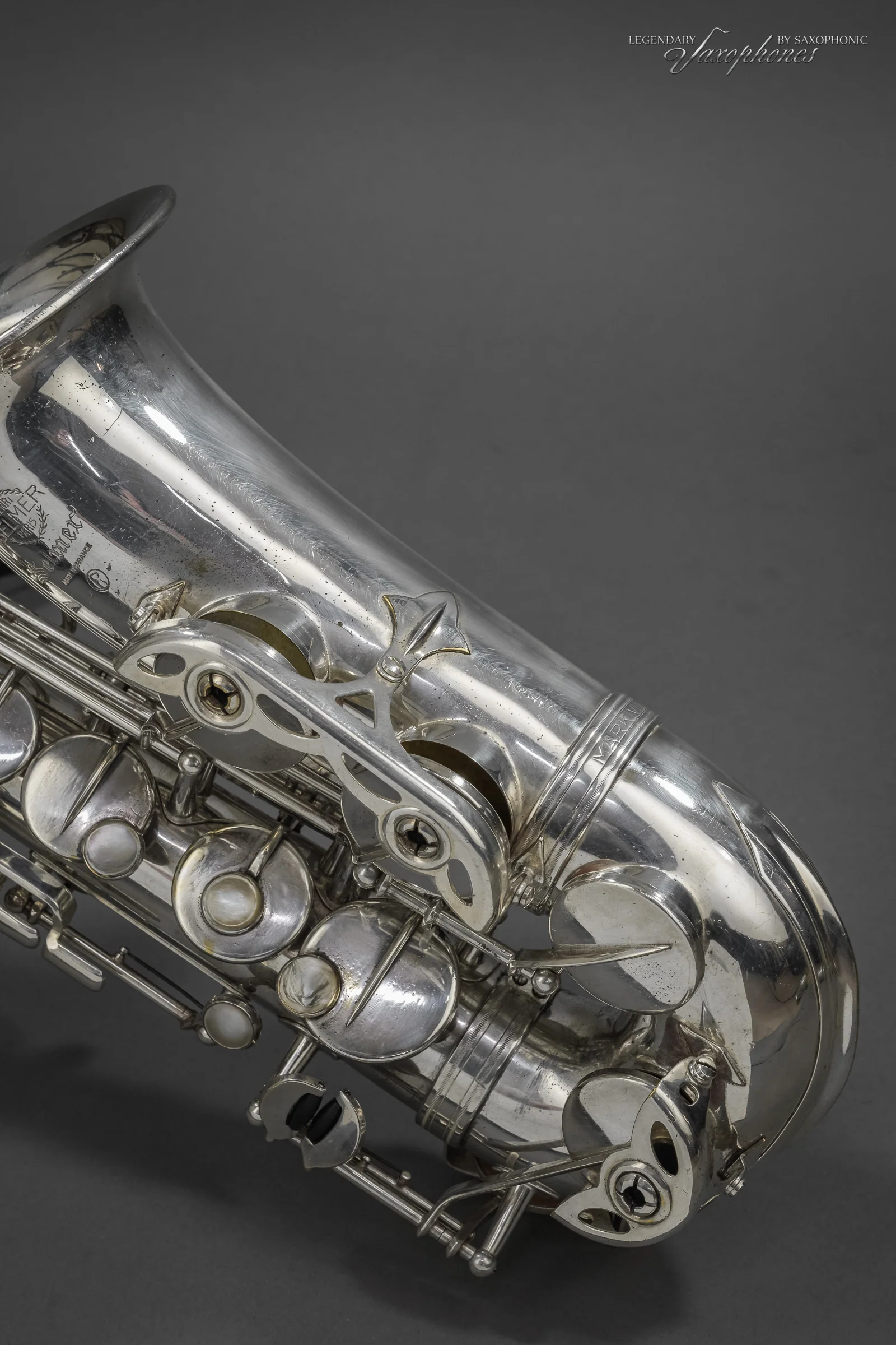 1972 SELMER Mark VI Alto Saxophone, argenté, n° 195755 - Saxophonic - Image 10