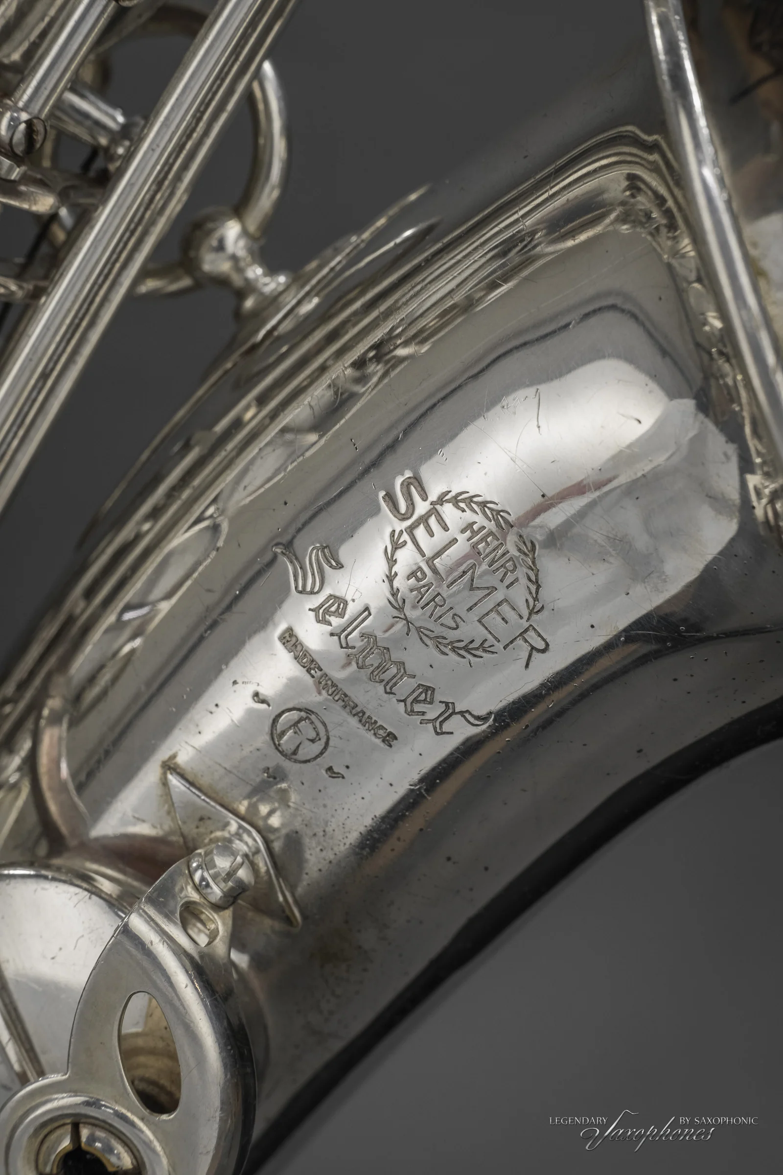 1972 SELMER Mark VI Alto Saxophone, argenté, n° 195755 - Saxophonic - Image 2