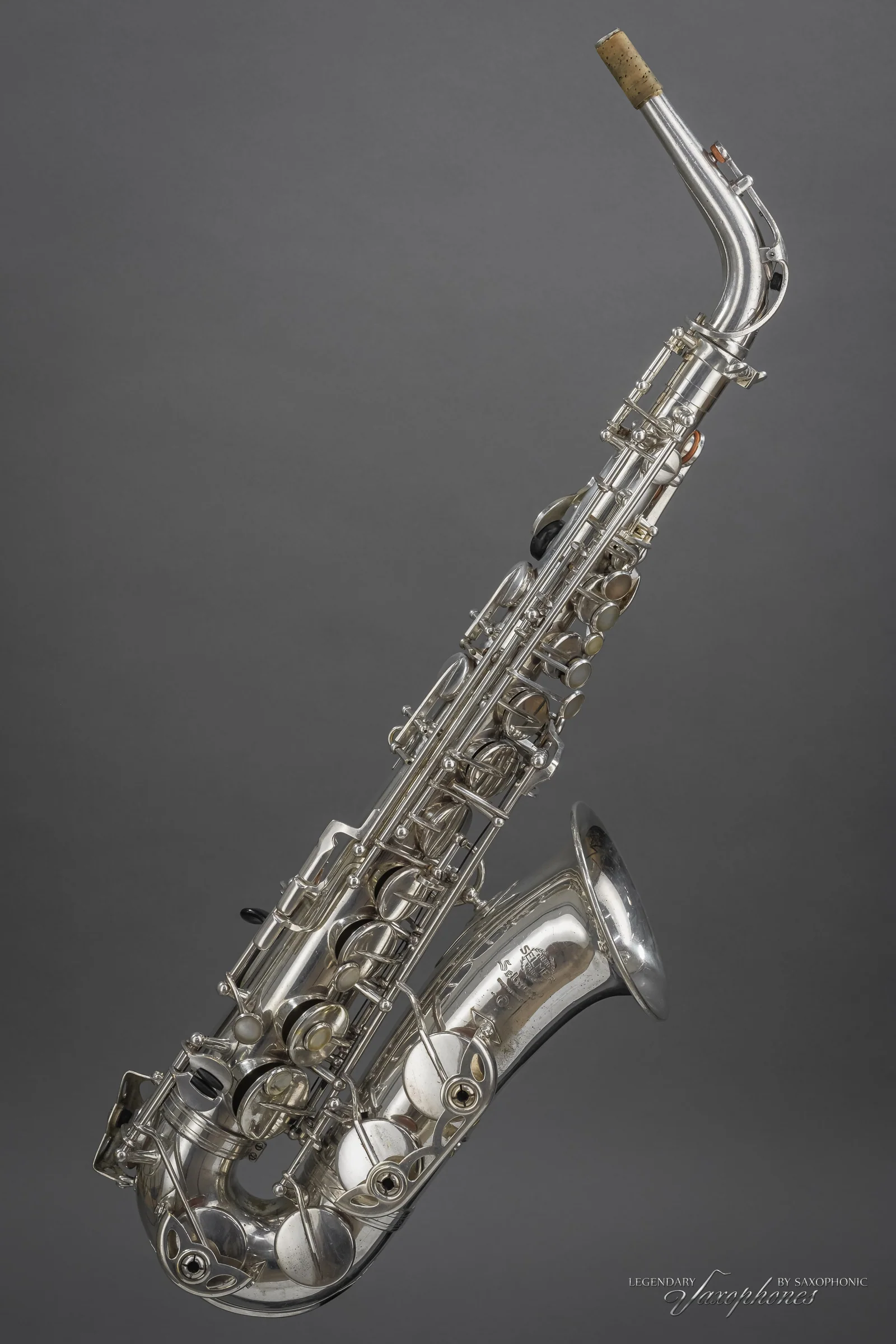 1972 SELMER Mark VI Alto Saxophone, argenté, n° 195755 - Saxophonic - Image 4