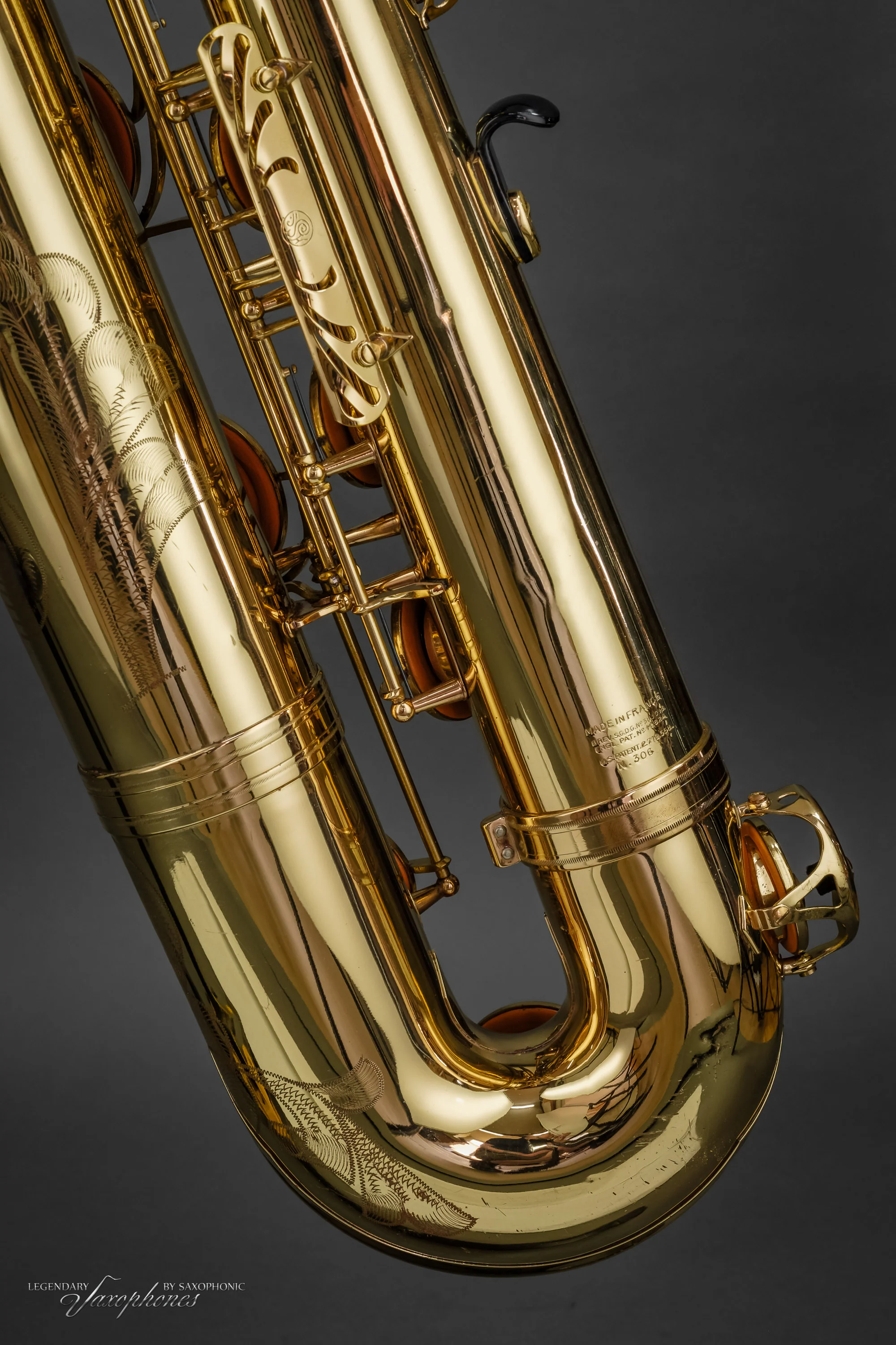Saxophone Baryton Mark VI (1980) au La grave,  N°306313, verni - Saxophonic - Image 7