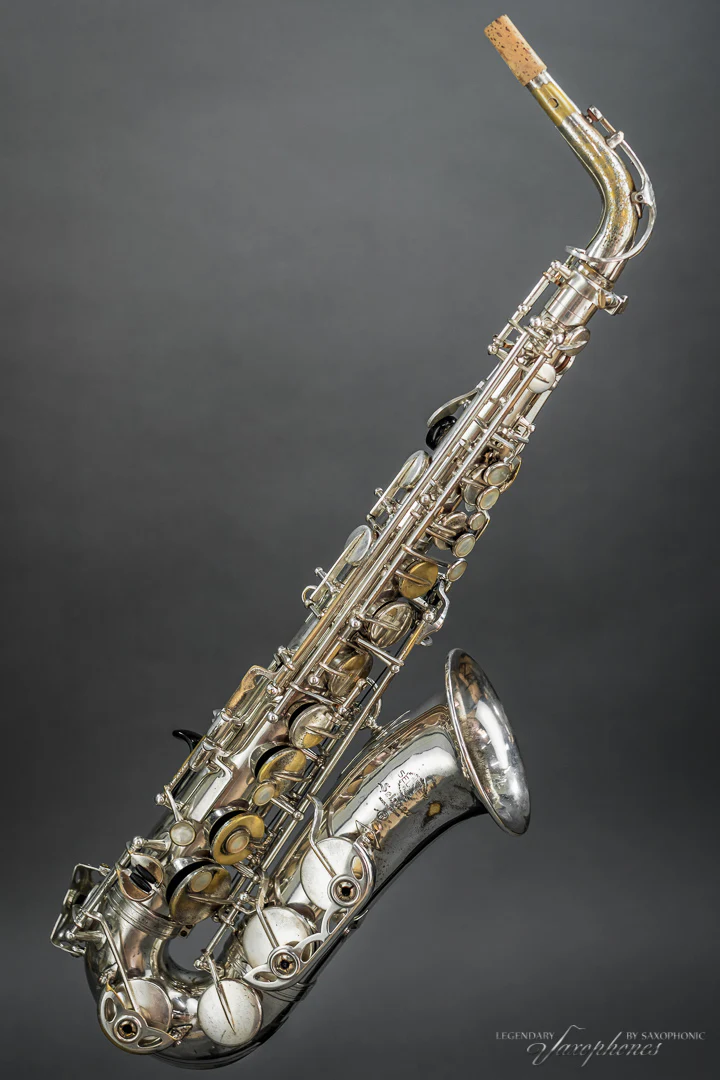 Saxophone SELMER Alto Mark VI au Fa# aigu (1972), Player's Horn, n° 200486, argenté - Saxophonic