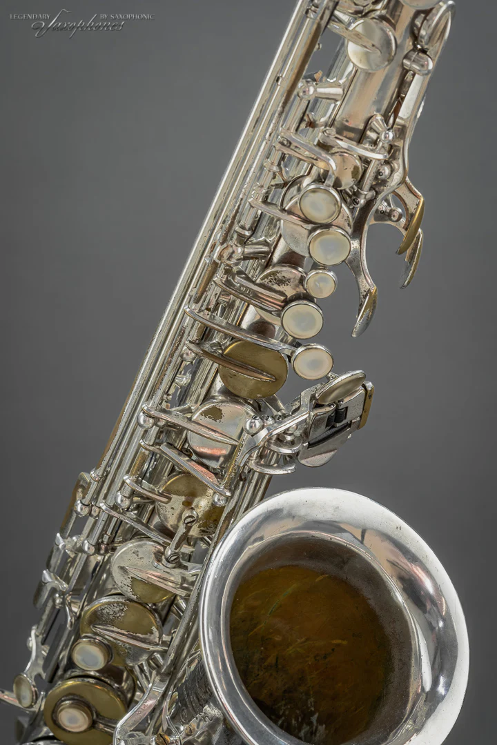 Saxophone SELMER Alto Mark VI au Fa# aigu (1972), Player's Horn, n° 200486, argenté - Saxophonic - Image 2