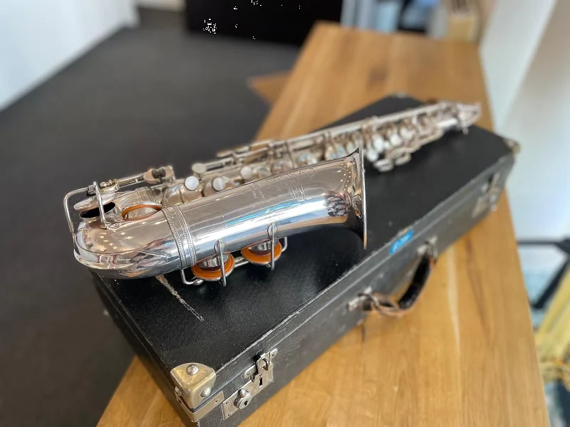 Saxophone SELMER Alto Super Cigar Cutter (1932), N°162XX, argenté - Image 3
