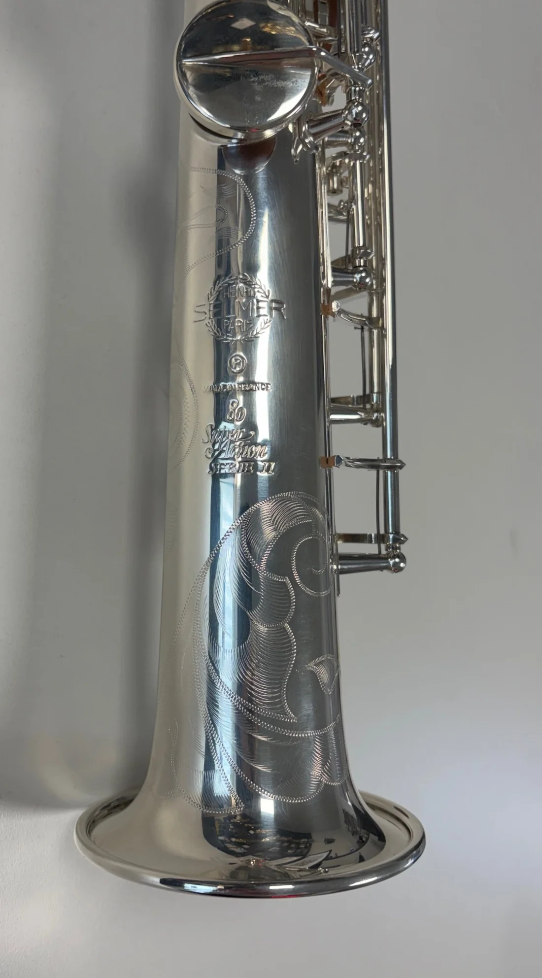 Saxophone Soprano SELMER Super Action 80 Serie II (2001), N° 613XXX, argenté - Image 2