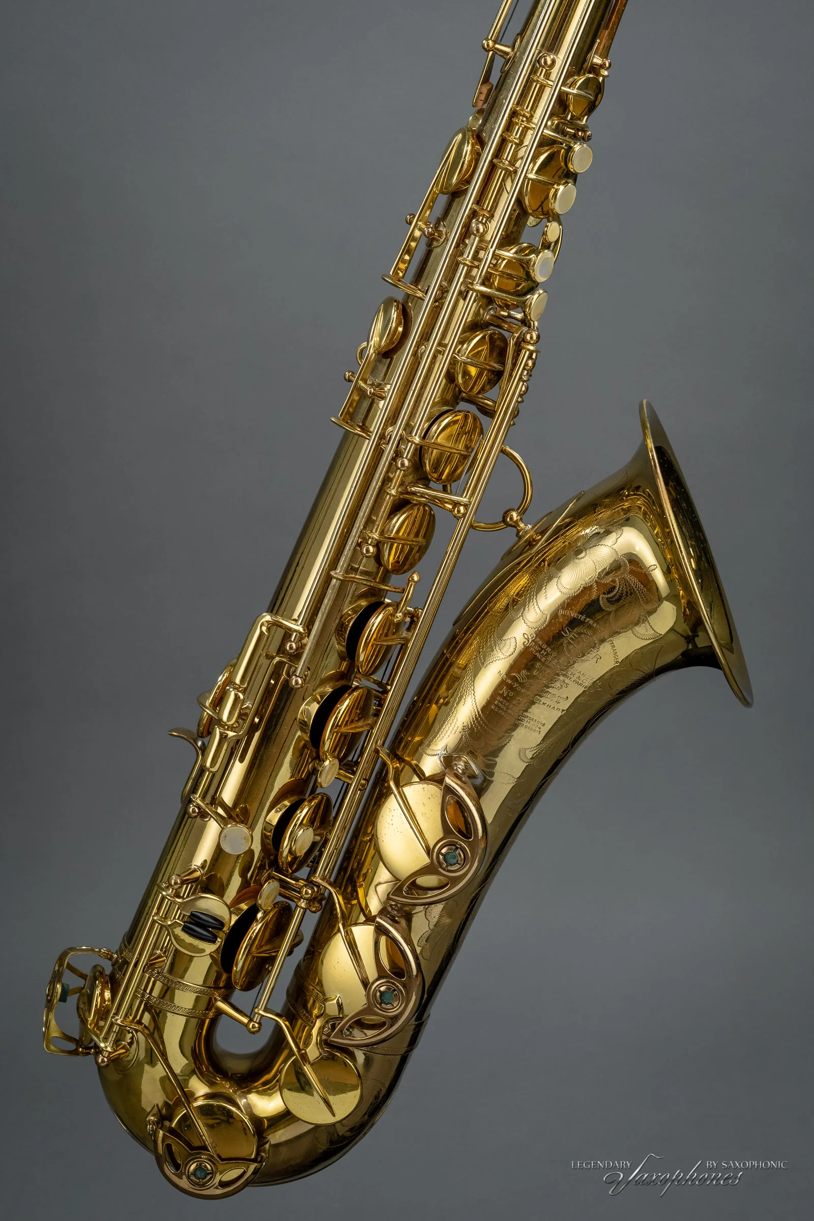 Saxophone Ténor SELMER Balanced Action (1938), n°25962, avec une magnifique gravure Cottage - Saxophonic - Image 4