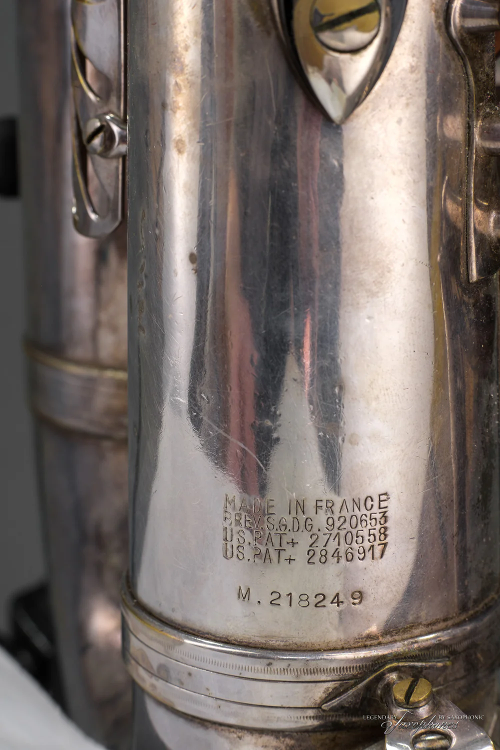 Saxophone ténor SELMER Paris Mark VI (1973) argenté, à réviser, n°218249 - Image 10