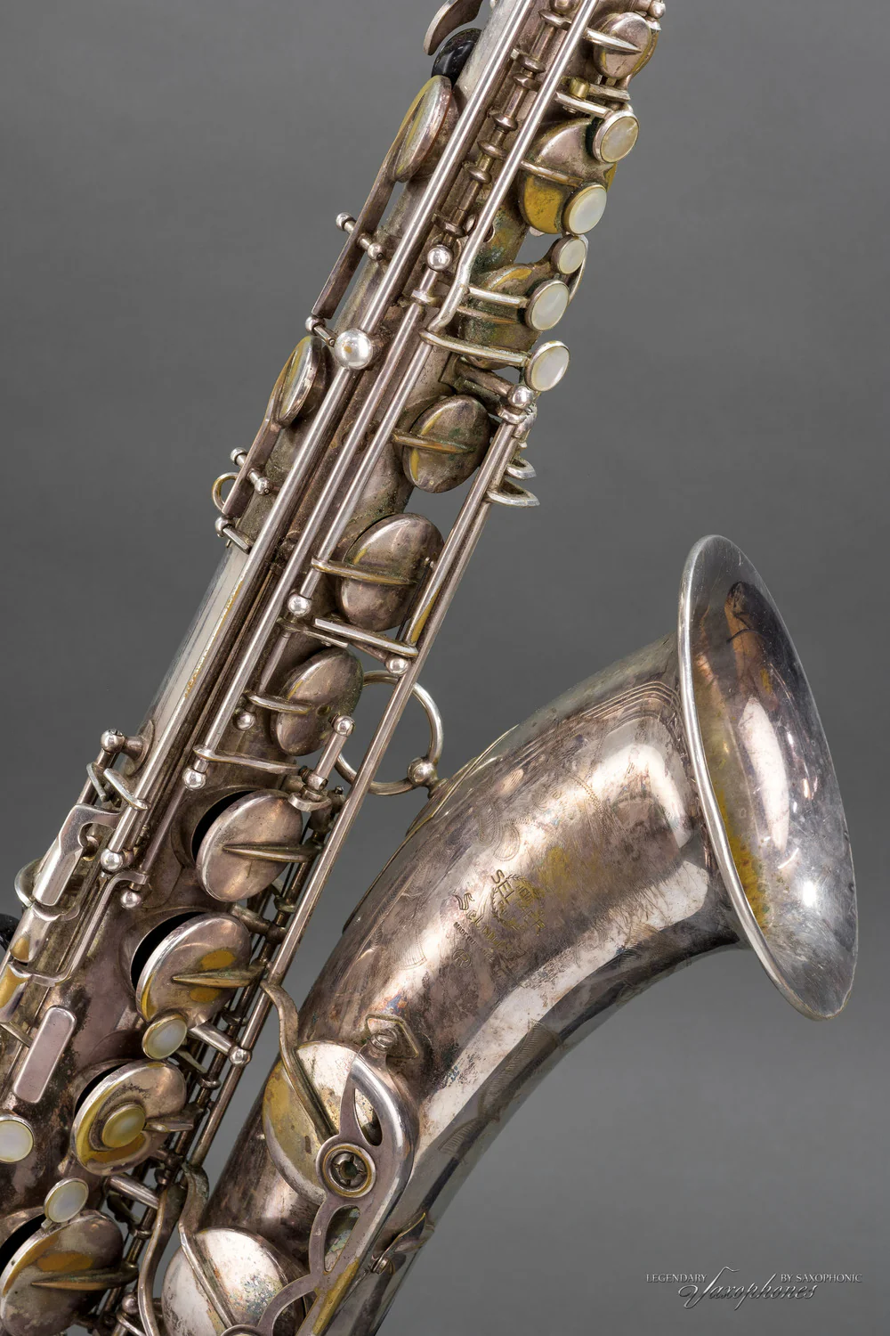 Saxophone ténor SELMER Paris Mark VI (1973) argenté, à réviser, n°218249 - Image 2