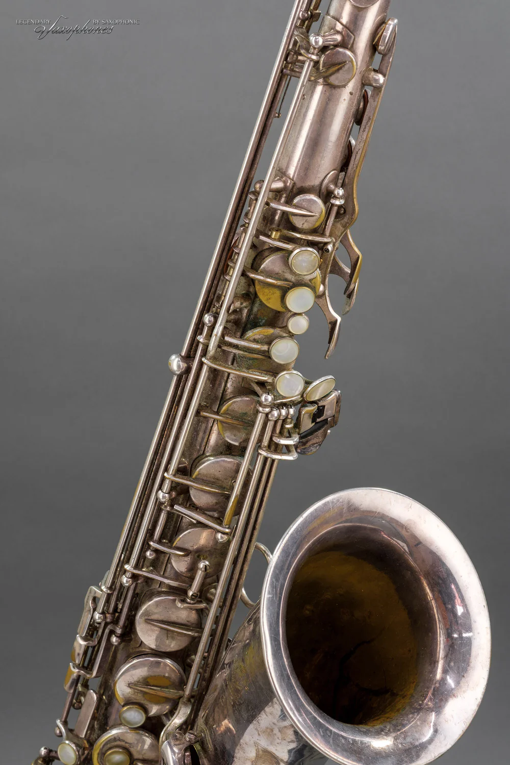 Saxophone ténor SELMER Paris Mark VI (1973) argenté, à réviser, n°218249 - Image 4
