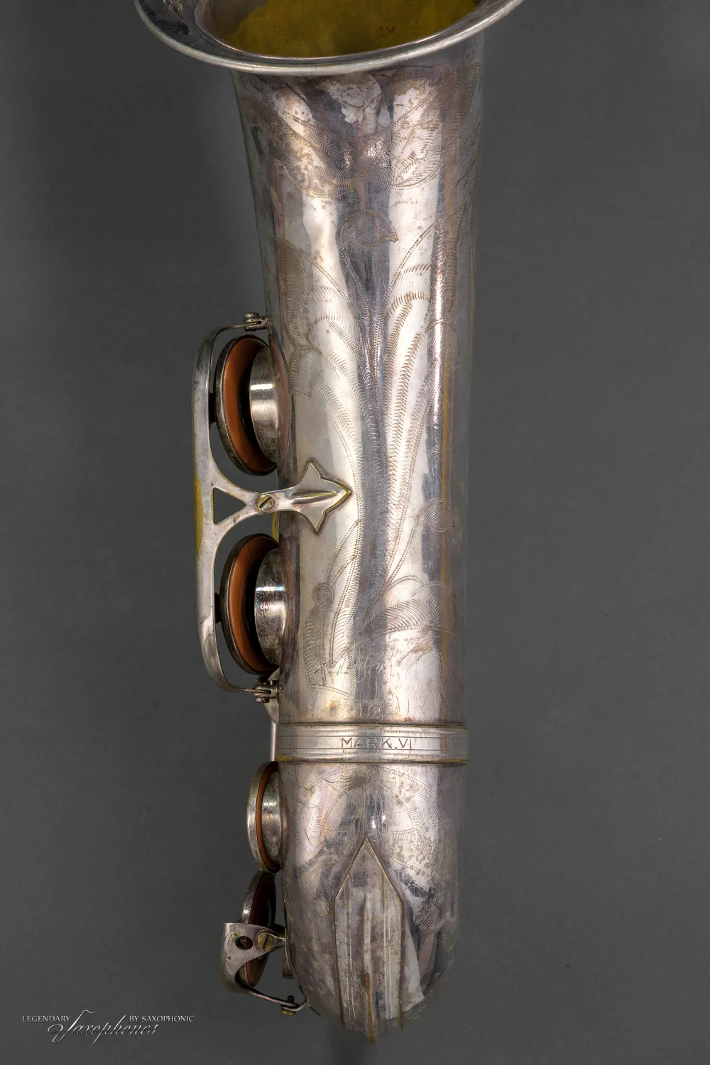 Saxophone ténor SELMER Paris Mark VI (1973) argenté, à réviser, n°218249 - Image 6