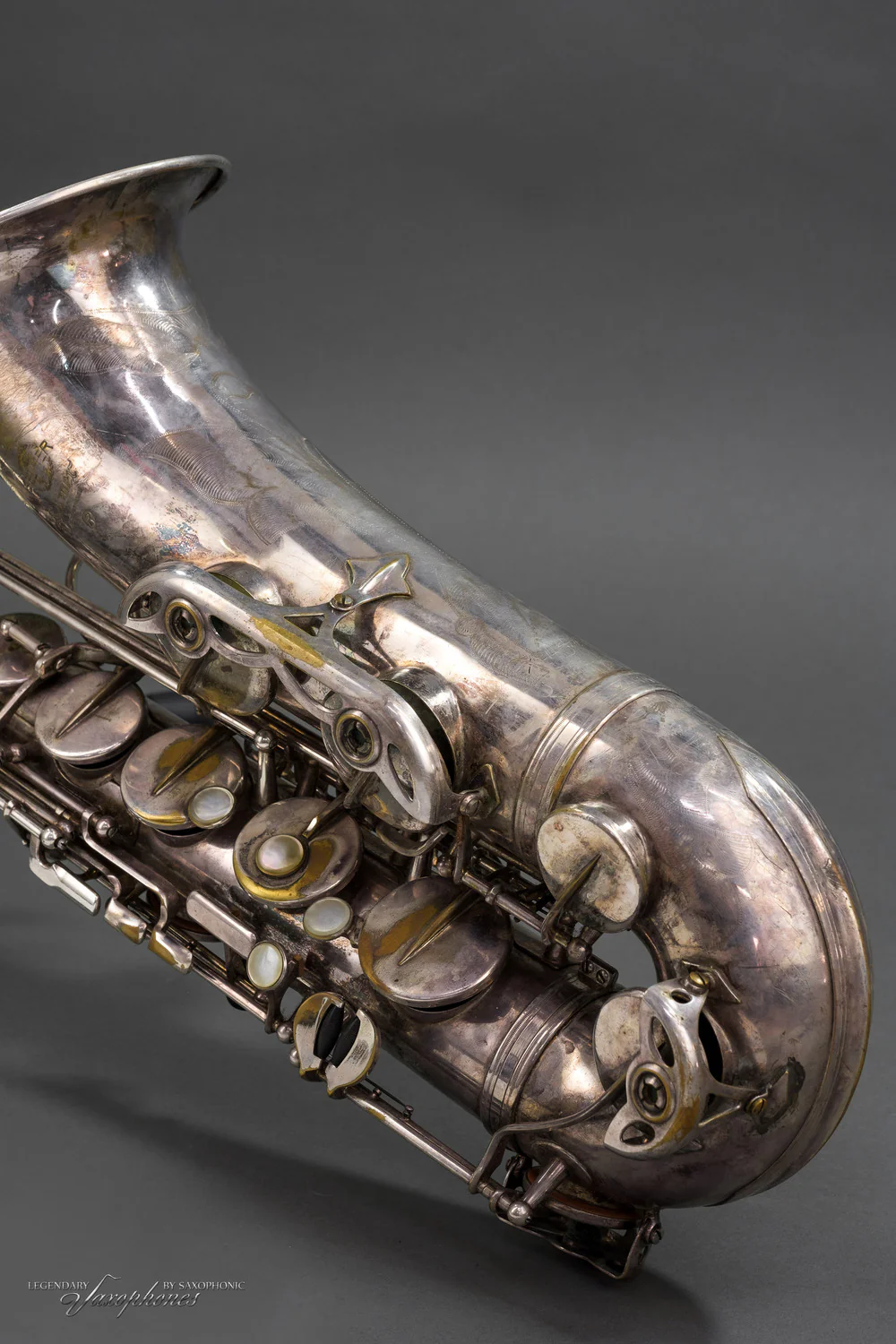 Saxophone ténor SELMER Paris Mark VI (1973) argenté, à réviser, n°218249 - Image 7